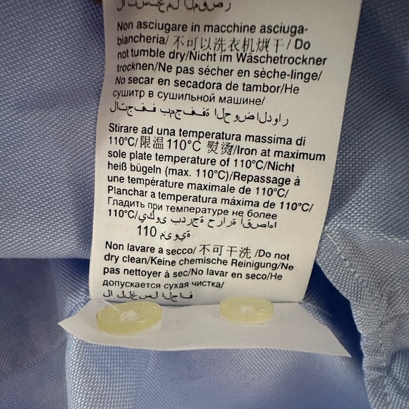 NWT Ferrari blue Oxford button down shirt - Picture 9 of 9